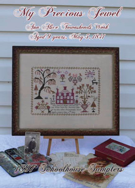 Ann Alice Townshends Work by 1897 Schoolhouse Samplers 21-1079
