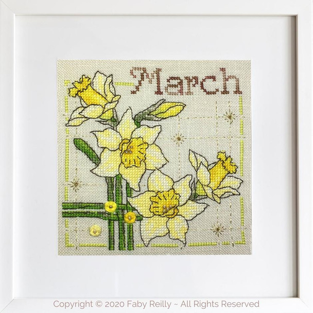 Anthea Calendar - March  Faby Reilly Designs