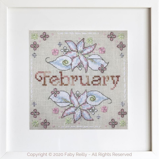 Anthea Calendar - February  Faby Reilly Designs