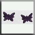 12124 Petite Butterfly Matte Light Amethyst 5/4mm; 2 pcs.  Mill Hill Glass Treasure