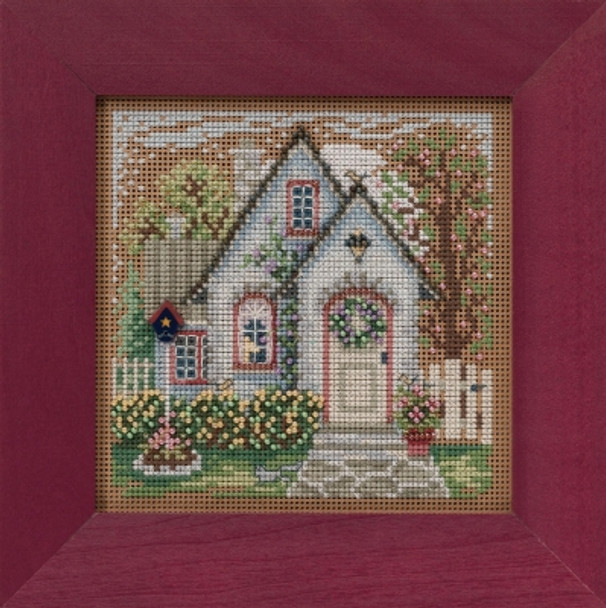 Tapestry Barn - Hummingbirds - Flight of Fancy, zoom 5 (Cross stitch chart)
