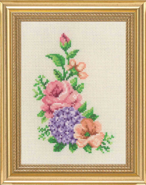 131138 Rose & Hydrangea Flowers Kit Permin 