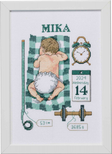 920852 Mika Birth Announcement Kit Permin 