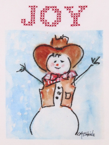 PC2200 The Posy Collection Cowboy Snowman  by Kathleen McElwaine