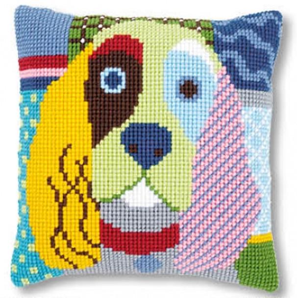 PNV156109 Modern Dog - Cushion  Vervaco 