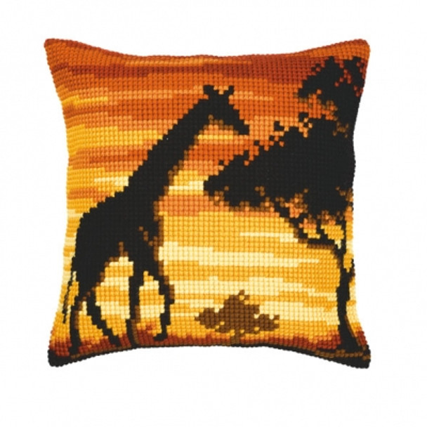 PNV8642 Vervaco Giraffe Cushion