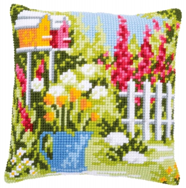 PNV182952 Vervaco In My Garden Cushion