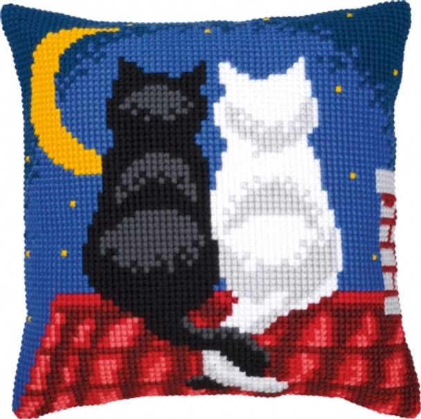 PNV8598 Vervaco Cats in the Night - Cushion