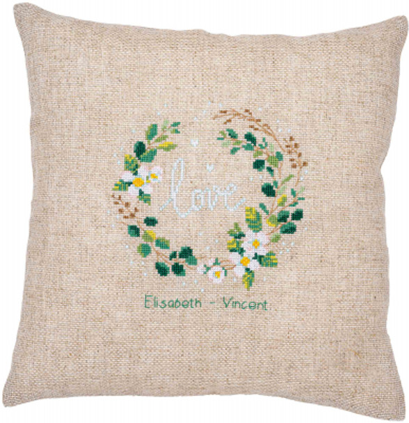 PNV185141 Vervaco Love - Cushion - Embroidery