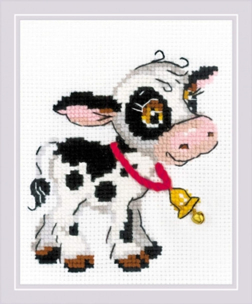 RL1902 Riolis Counted Cross Stitch Kit Calf with a Bell