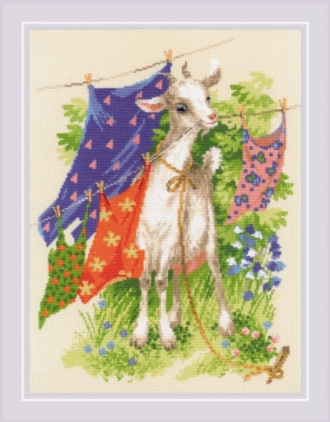 RL1891 Riolis Counted Cross Stitch Kit Naughty Goat