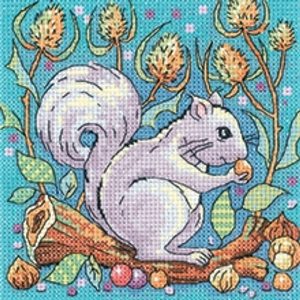 HCK1383A Heritage Crafts Kit Grey Squirrel - Woodland Creatures By Karen Carter