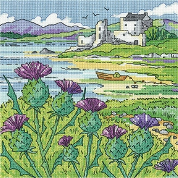 HCK1561A  Heritage Crafts Kit Thistle Shore - By the Sea  by Karen Carter