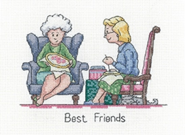 HCK1583A Heritage Crafts Kit Best Friends - Golden Years - Peter Underhill