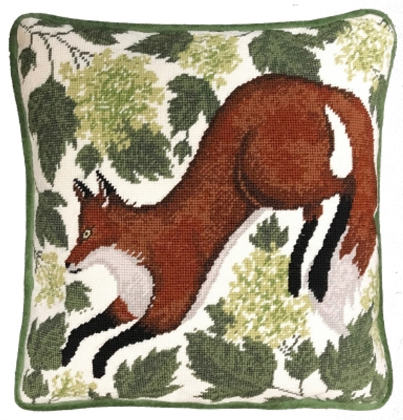 BTTAP2 Spring Fox Pillow - Caroline Rowe BOTHY THREADS Needlepoint KIT