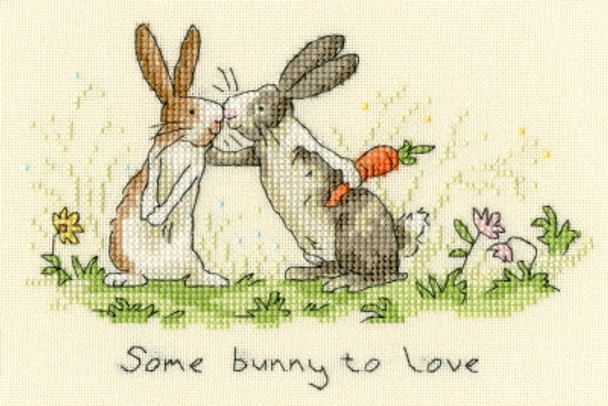 BTXAJ3 Some Bunny To Love -  by Anita Jerman BOTHY THREADS Counted Cross Stitch KIT