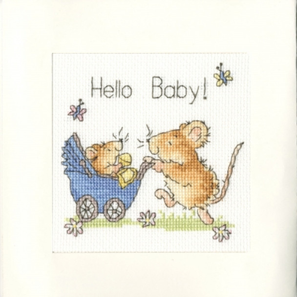 BTXGC21 Hello Baby -  Margaret Sherry - Greeting Cards BOTHY THREADS Counted Cross Stitch KIT