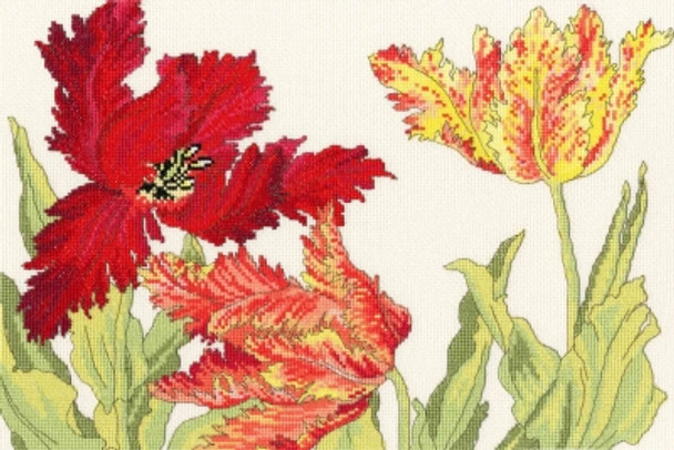 BTXBD9 Tulip Blooms  Blooms Collection Blooms Collection BOTHY THREADS Counted Cross Stitch KIT