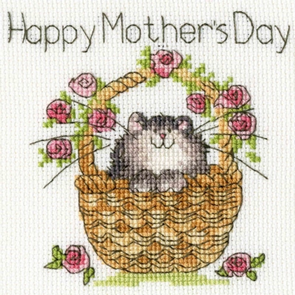 BTXGC15 Basket Of Roses  Greeting Cards Collection  by Margaret Sherry Bothy Threads Counted Cross Stitch KIT