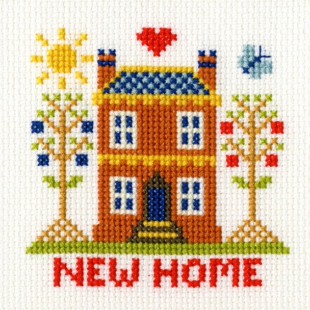 BTXGC5 New Home Card BOTHY THREADS Counted Cross Stitch KIT