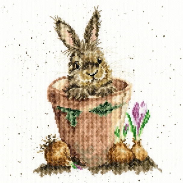 BTXHD76 The Flower Pot -  Hannah Dale Bothy Threads Counted Cross Stitch KIT