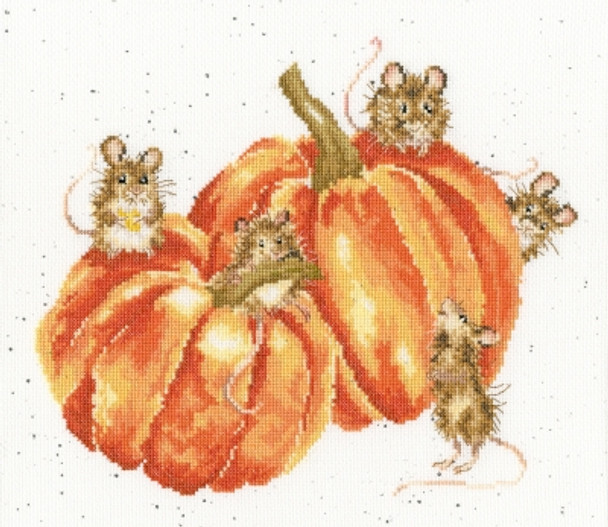 BTXHD68 Pumpkin, Spice and Everything Mice -  by Hannah Dale Bothy Threads Counted Cross Stitch KIT