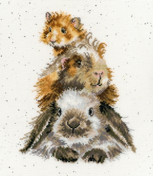 BTXHD65 Piggy In The Middle -  by Hannah Dale Bothy Threads Counted Cross Stitch KIT