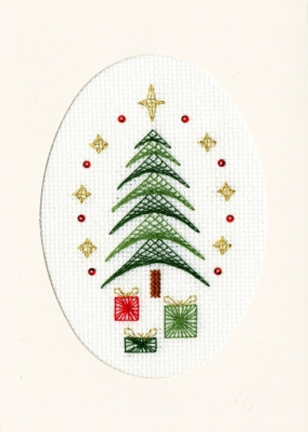 BTXMAS28 All Wrapped Up -  Christmas Cards Bothy Threads Counted Cross Stitch KIT
