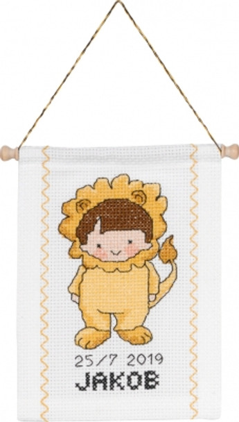 138817 Leo Birth Announcements Kit Permin