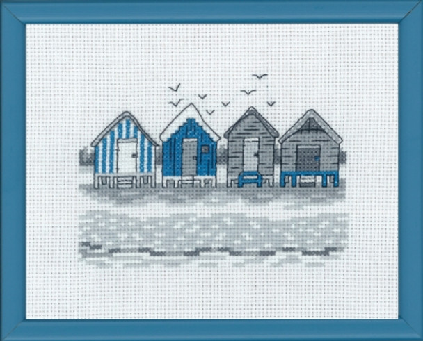 139118 Beach House Cross Stitch Kit Permin