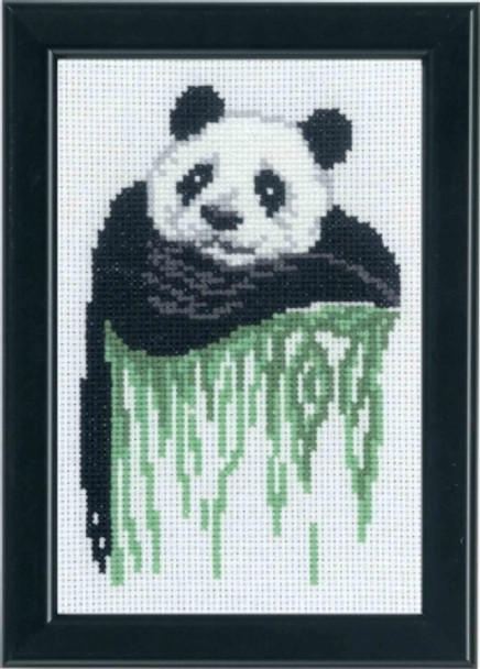 139416 Panda Cross Stitch Kit Permin