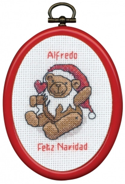 139636 Teddy Bear Elf Cross Stitch Kit Permin