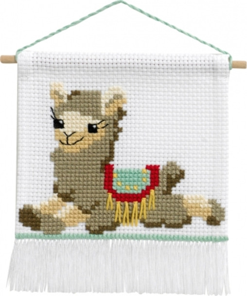 139724 Llama - My First Kit Cross Stitch Kit Permin