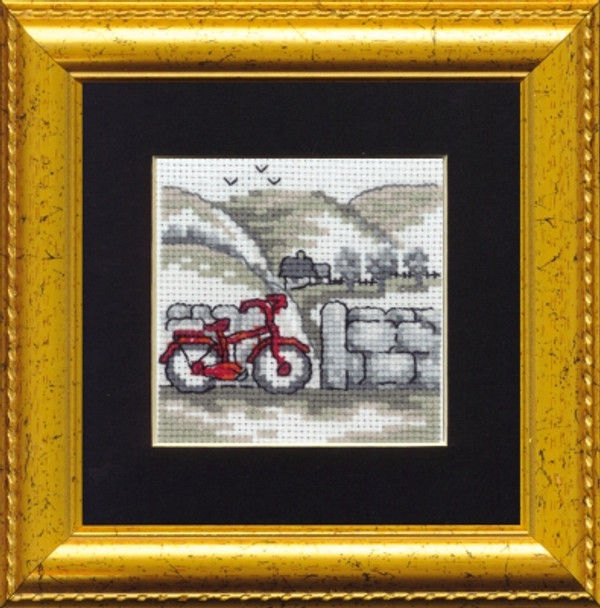 148410 Permin Counted Cross Stitch Kit Bicycle