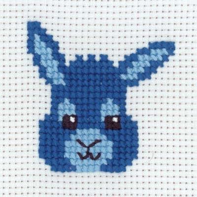 149334 Permin Cross stitch Rabbit - Mini Kit