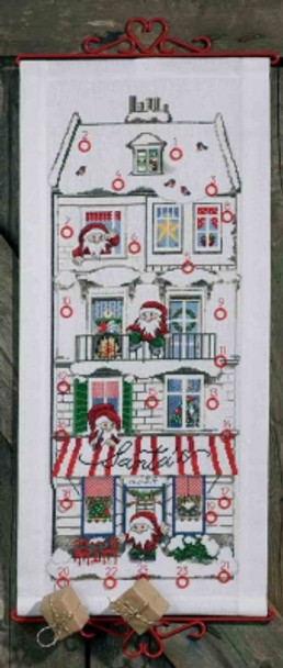 340618 Permin Kit Santas House Advent Calendar