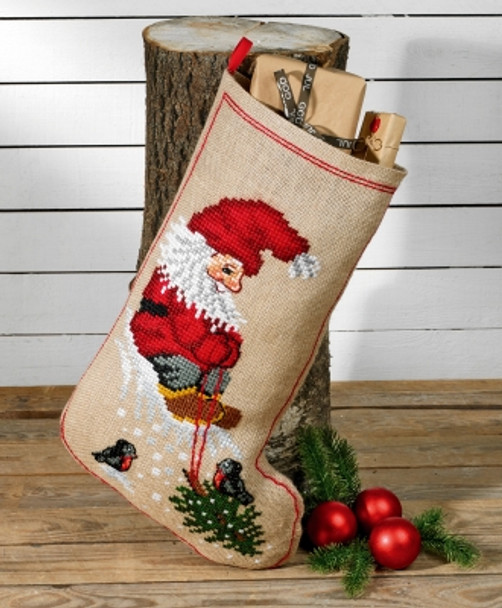 418270 Permin Kit Elf & Christmas Tree Stocking;