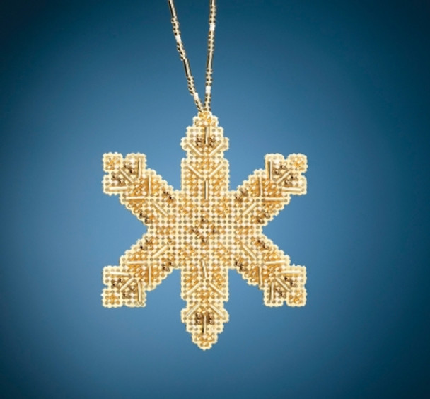 MH212014 Victorian Snowflake (2020) Mill Hill Beaded Ornament Kit