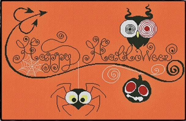 AAN447 Happy Halloween Alessandra Adelaide Needleworks