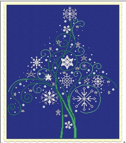 AAN517 CT23 - Christmas Tree 23 Alessandra Adelaide Needleworks