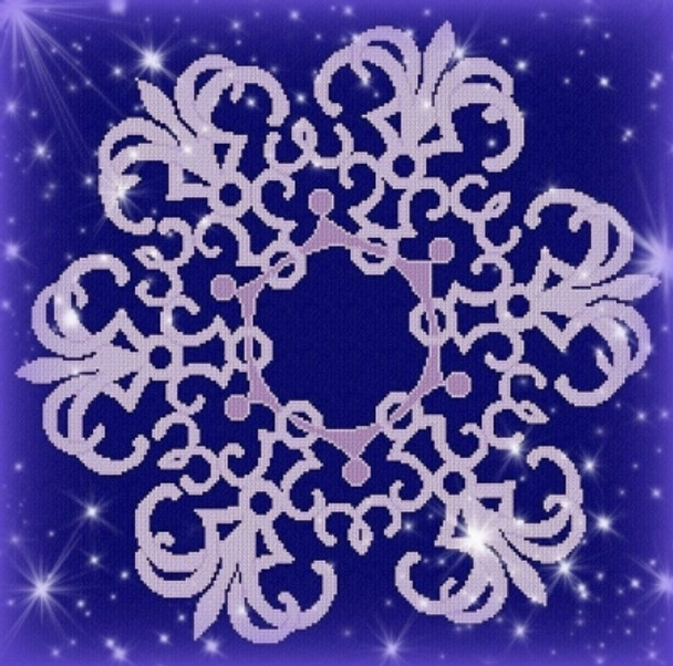 AAN585 Fiocco Magico (Magic Bow) 231 x 218  Alessandra Adelaide Needleworks
