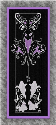 AAN617 Ghost Banner 135 x 370  Alessandra Adelaide Needleworks