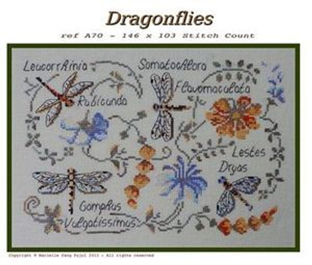 Dragonflies With Silk Pack Filigram F-D 