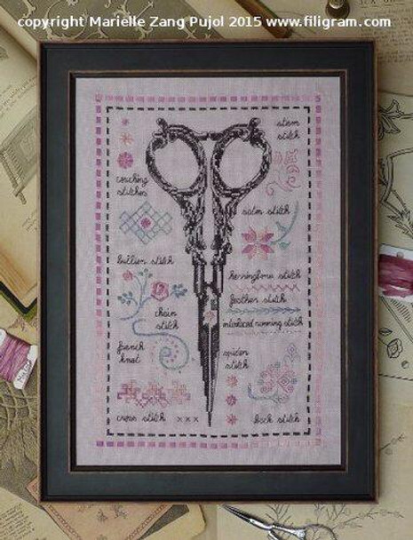 Embroidery Scissors With Silk Pack F-ES