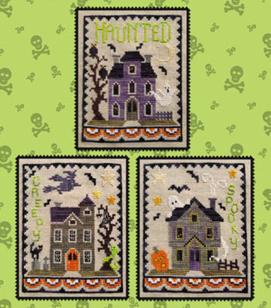 Haunted House Trio by Waxing Moon Designs 20-2067