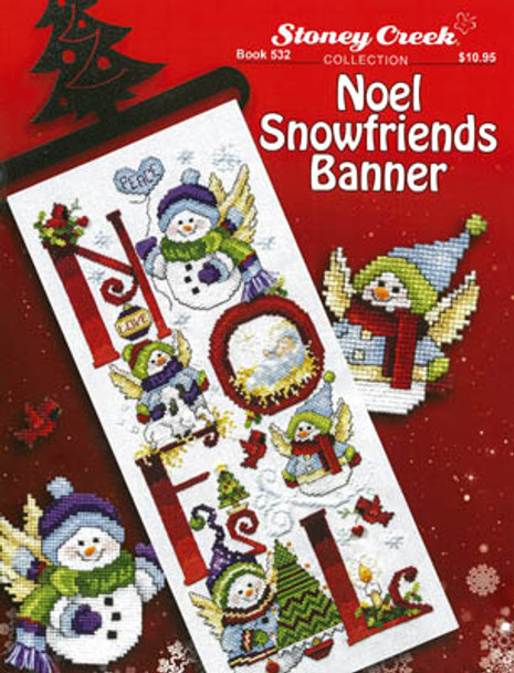Noel Snowfriends Banner  80w x 195h by Stoney Creek Collection 20-2931