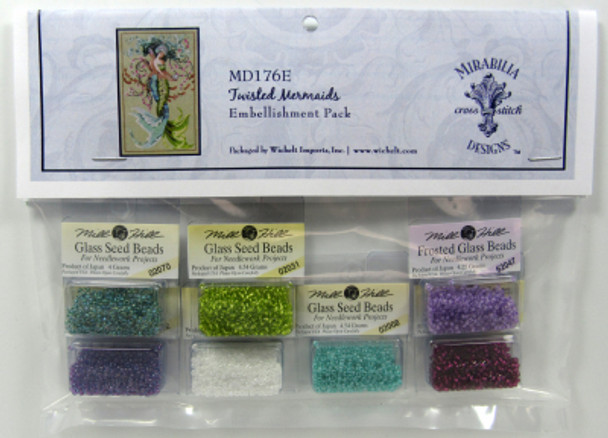 MD176E Mirabilia Designs Twisted Mermaids  Embellishment Pack