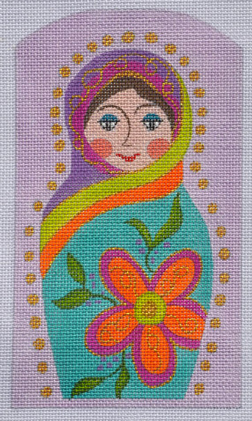 AW-38 Russian Doll (Large)  4x7  With Stitch Guide ANN WINN 18 Mesh