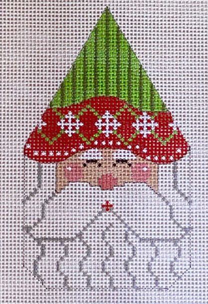 CH-353 Santa 3 21⁄2x41⁄4 18 Mesh CH Designs With Stitch Guide