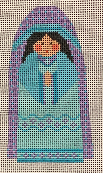 CH-437 Nativity Mary 21⁄2x41⁄2 18 Mesh With Stitch Guide CH Designs